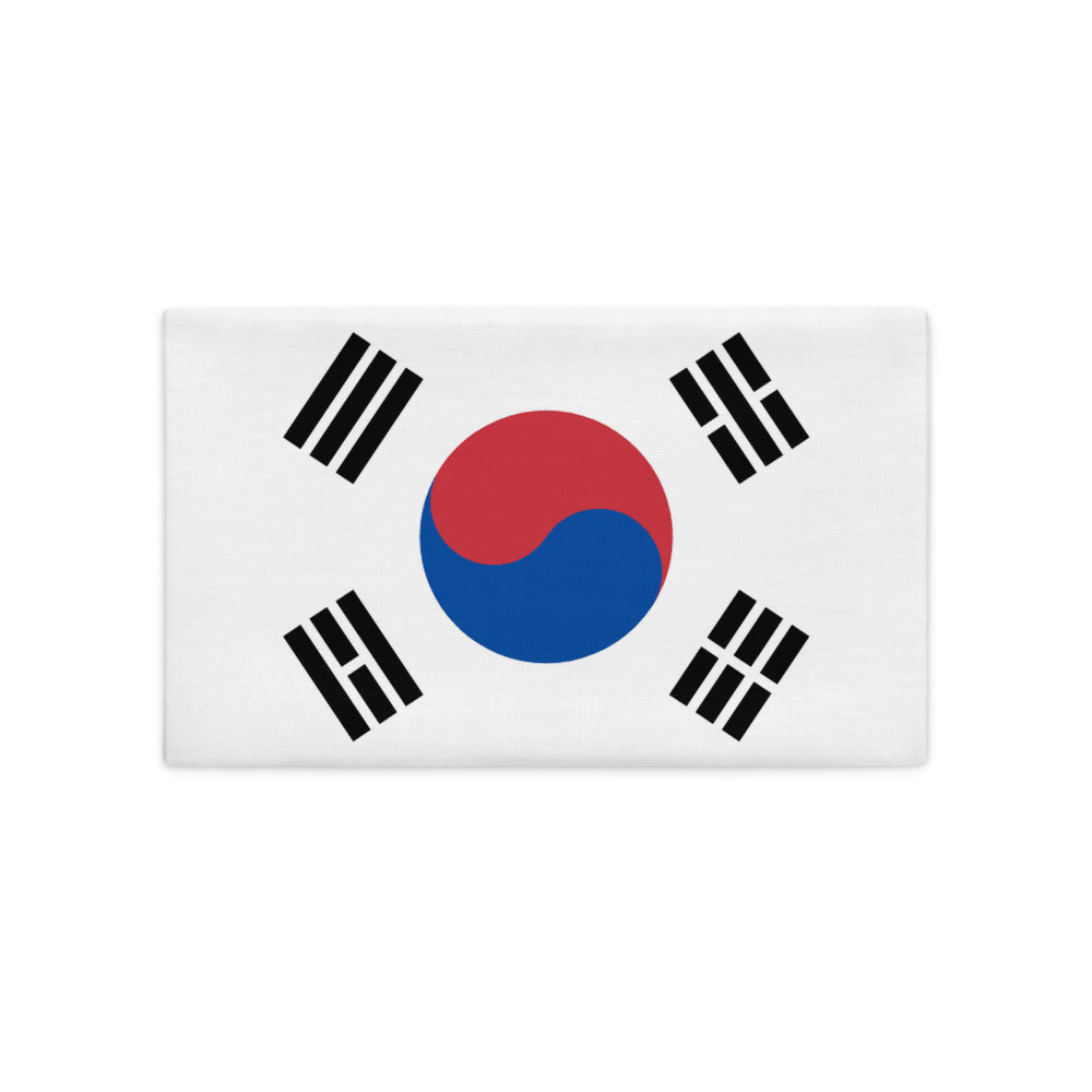 National Flag Pillow Cases - Collection 1 South Korea pillow-case-20x12
