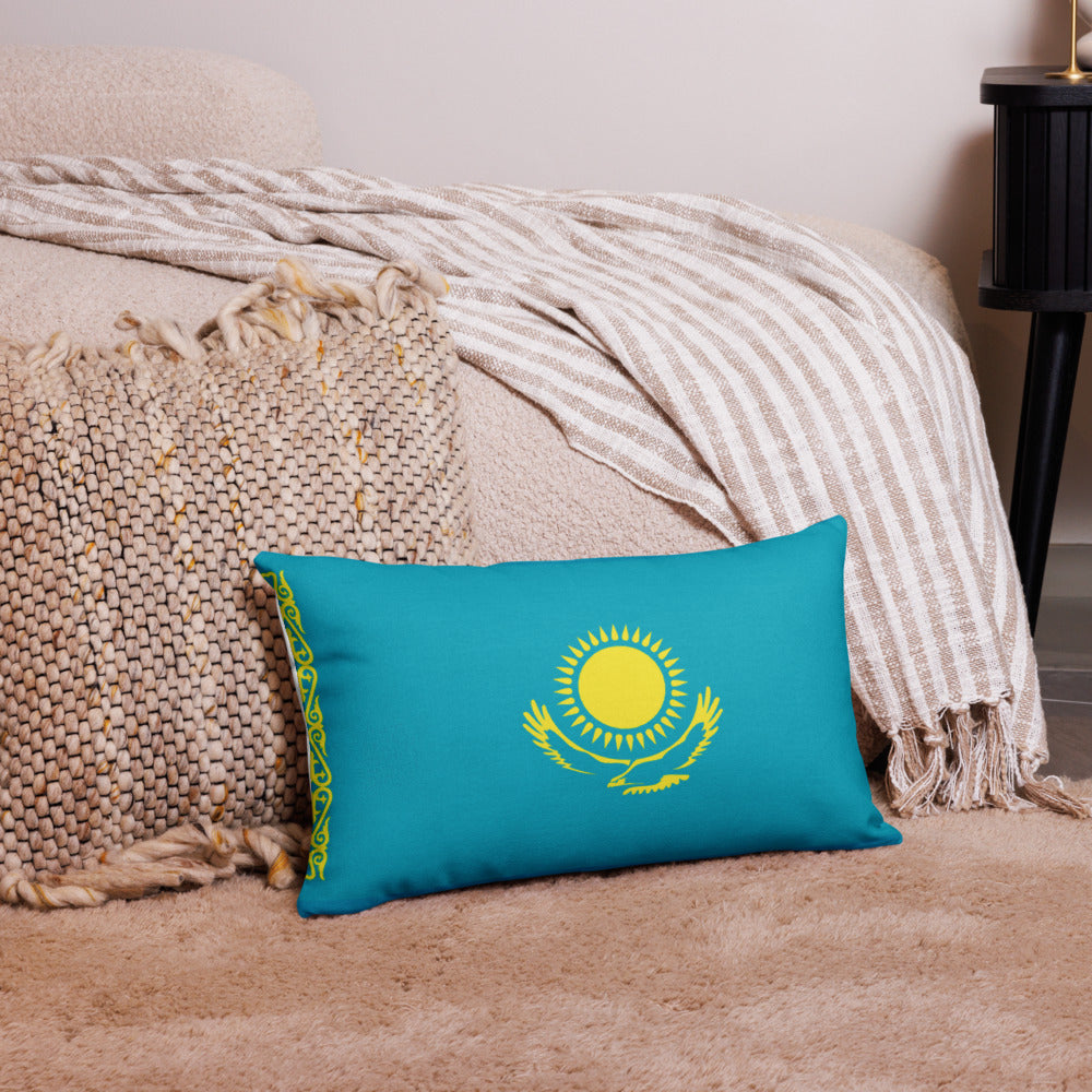 National Flag Pillow Cases - Collection 1 Kazakhstan pillow-case-20x12