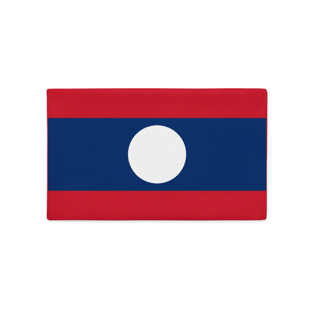 National Flag Pillow Cases - Collection 1 Laos pillow-case-20x12