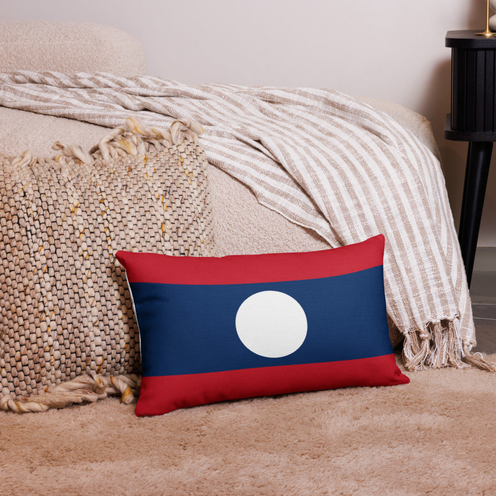 National Flag Pillow Cases - Collection 1 Laos pillow-case-20x12