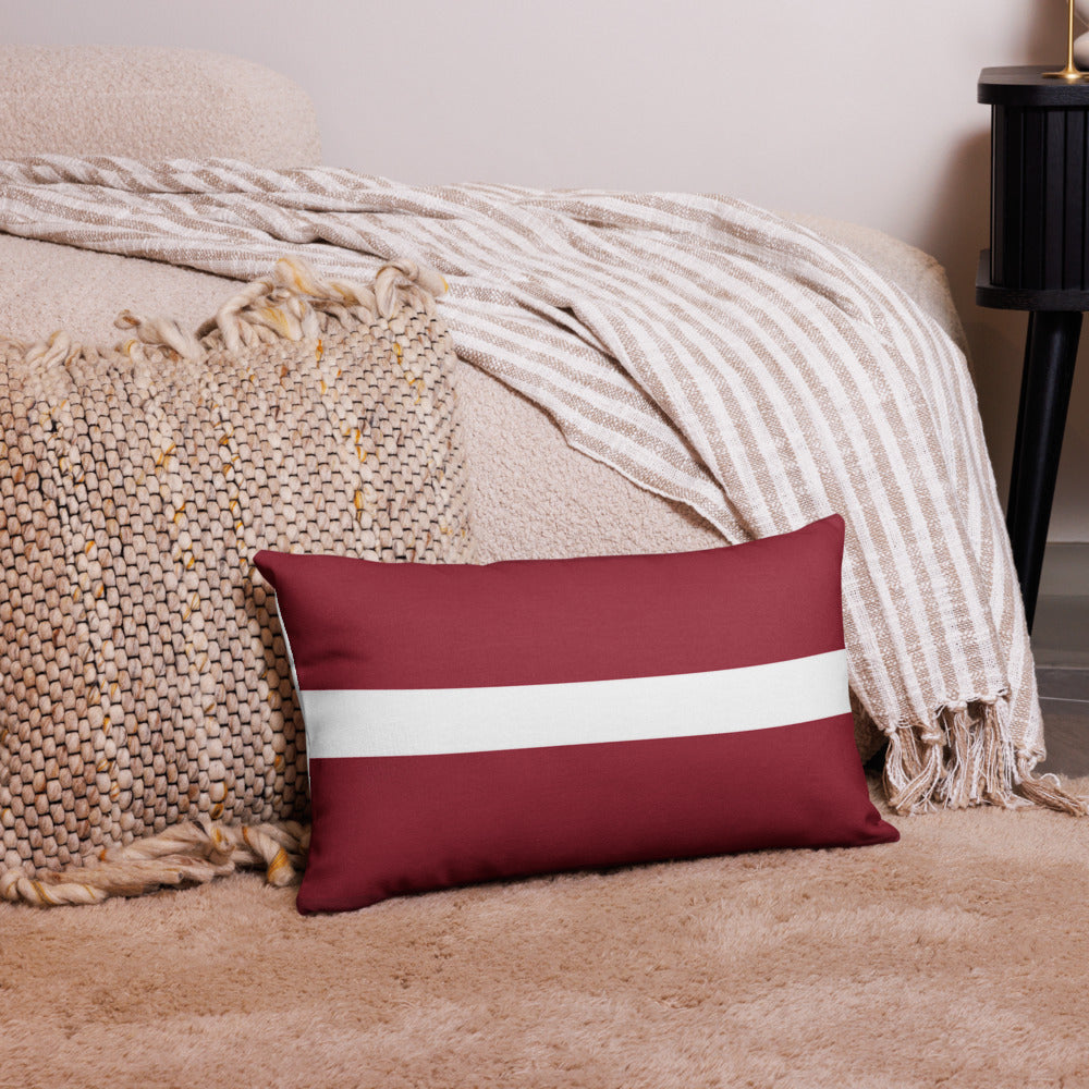 National Flag Pillow Cases - Collection 2 Latvia pillow-case-20x12