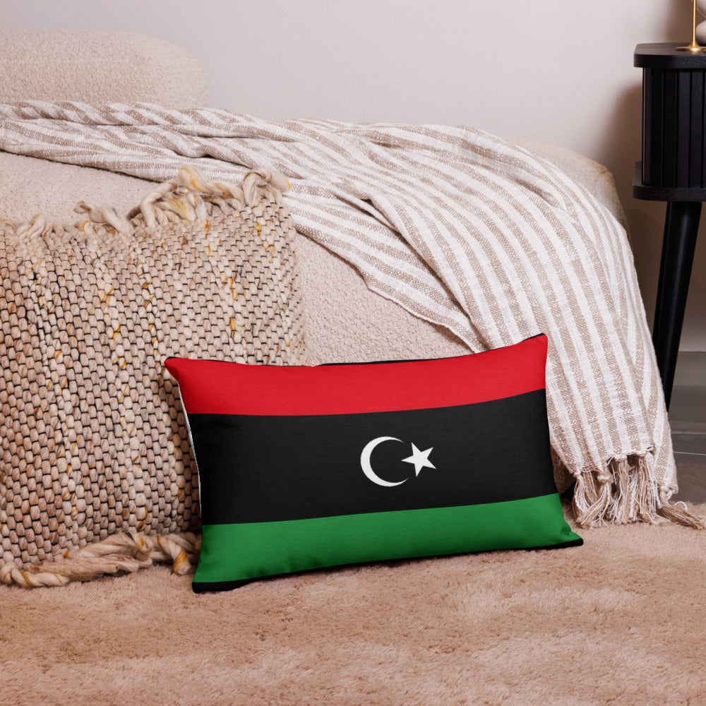 National Flag Pillow Cases - Collection 2 Libya pillow-case-20x12