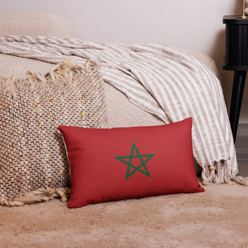National Flag Pillow Cases - Collection 2 Morocco / 20x12