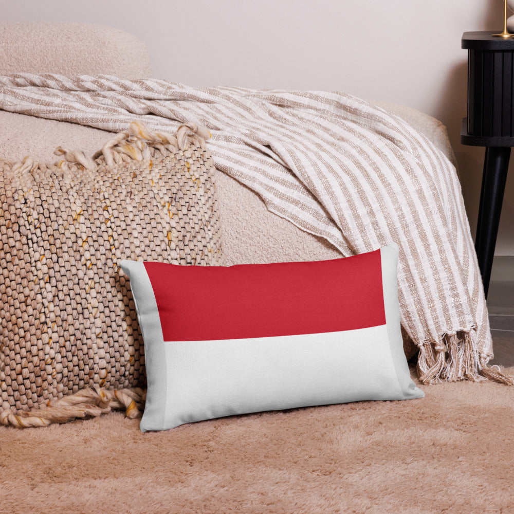 National Flag Pillow Cases - Collection 2 Monaco pillow-case-20x12
