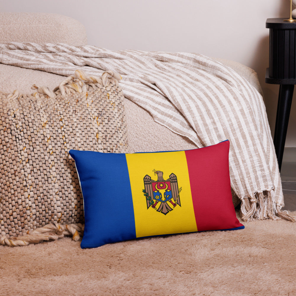 National Flag Pillow Cases - Collection 2 Moldova pillow-case-20x12