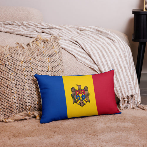 National Flag Pillow Cases - Collection 2 Moldova / 20x12