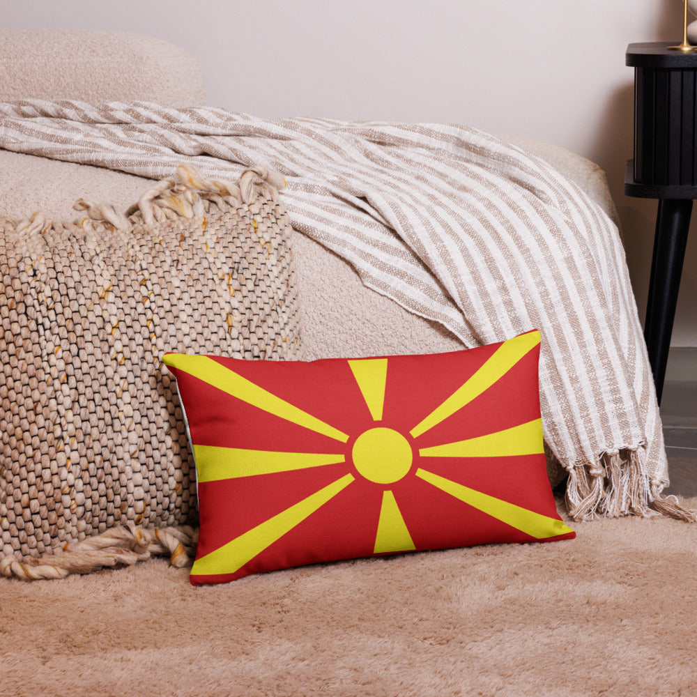 National Flag Pillow Cases - Collection 2 North Macedonia pillow-case-20x12