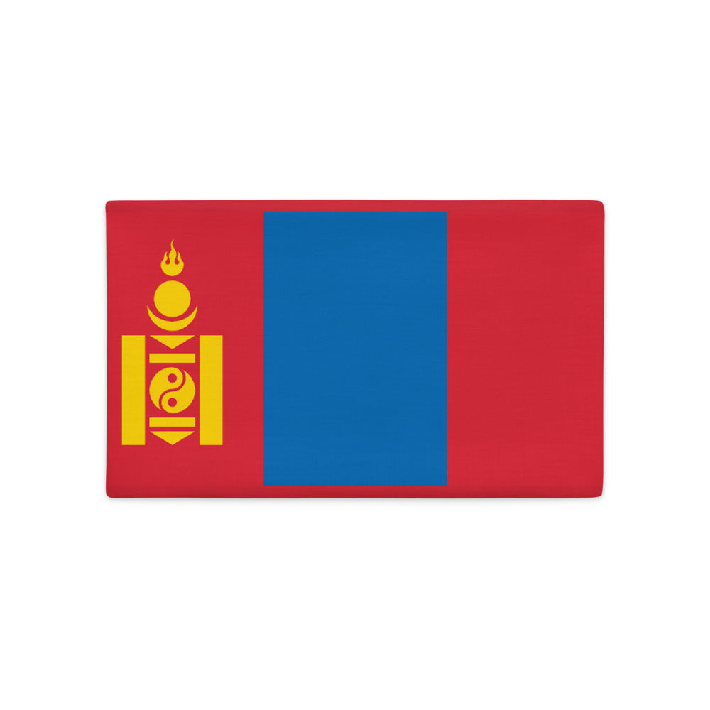 National Flag Pillow Cases - Collection 2 Mongolia pillow-case-20x12