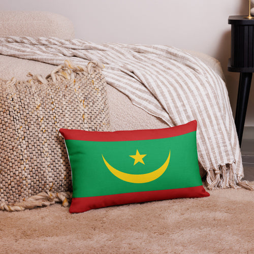 National Flag Pillow Cases - Collection 2 Mauritania / 20x12