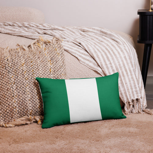 National Flag Pillow Cases - Collection 2 Nigeria / 20x12