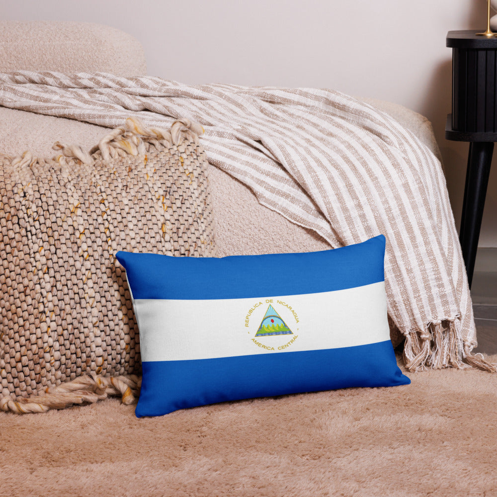 National Flag Pillow Cases - Collection 2 Nicaragua pillow-case-20x12