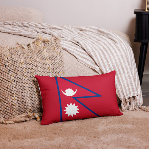 National Flag Pillow Cases - Collection 2 Nepal / 20x12