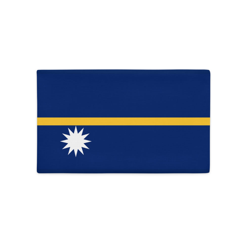 National Flag Pillow Cases - Collection 2 Nauru pillow-case-20x12