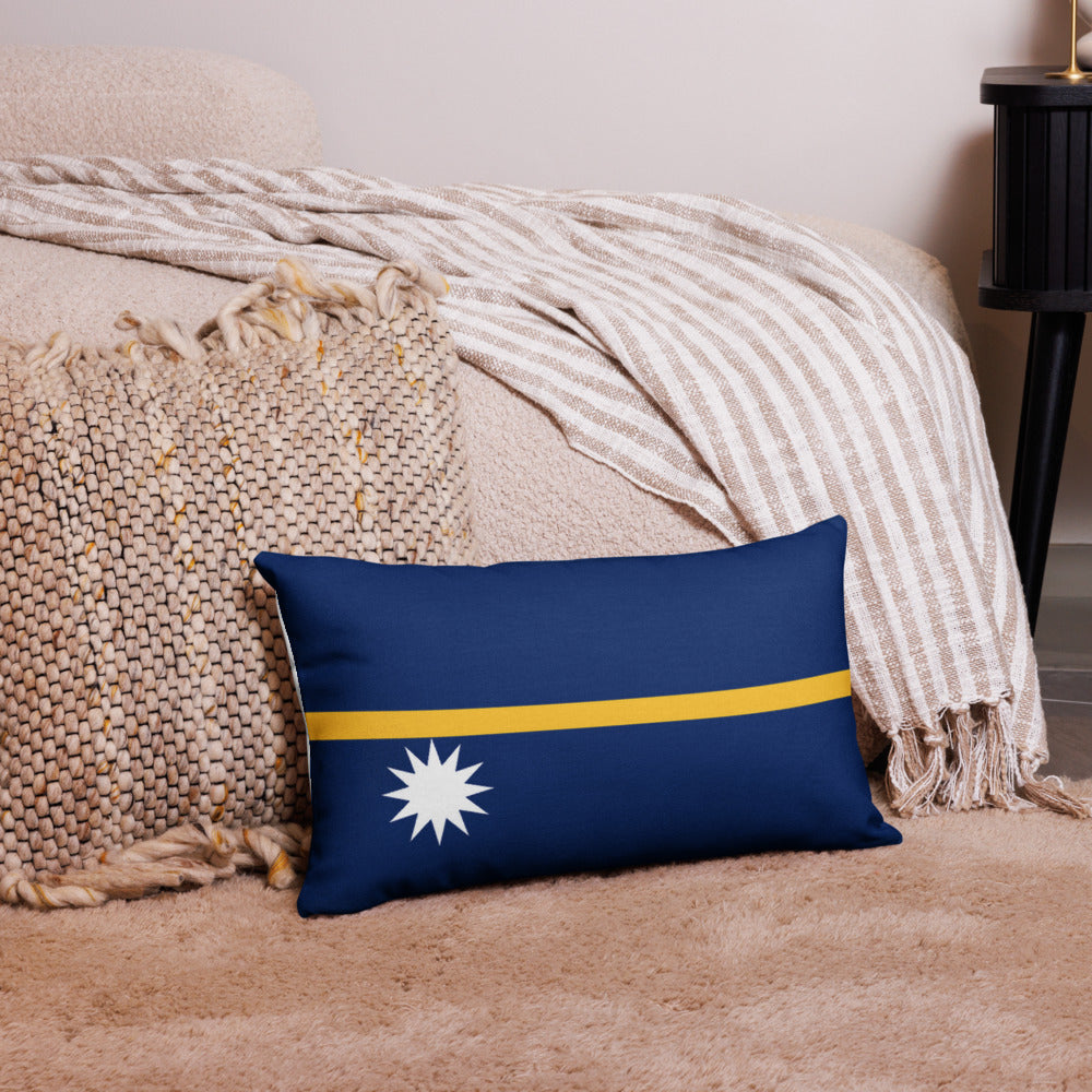 National Flag Pillow Cases - Collection 2 Nauru pillow-case-20x12