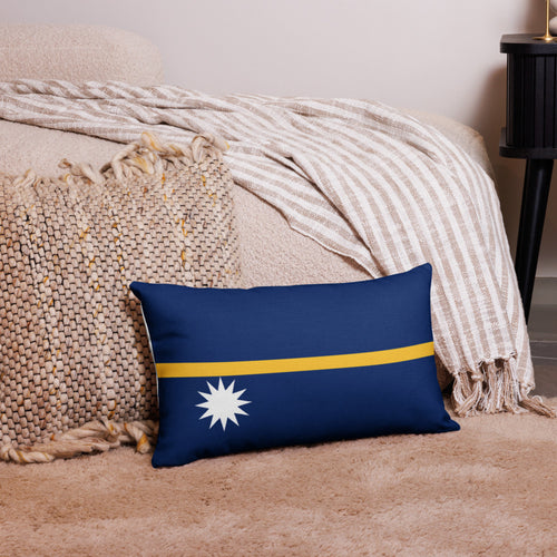 National Flag Pillow Cases - Collection 2 Nauru / 20x12