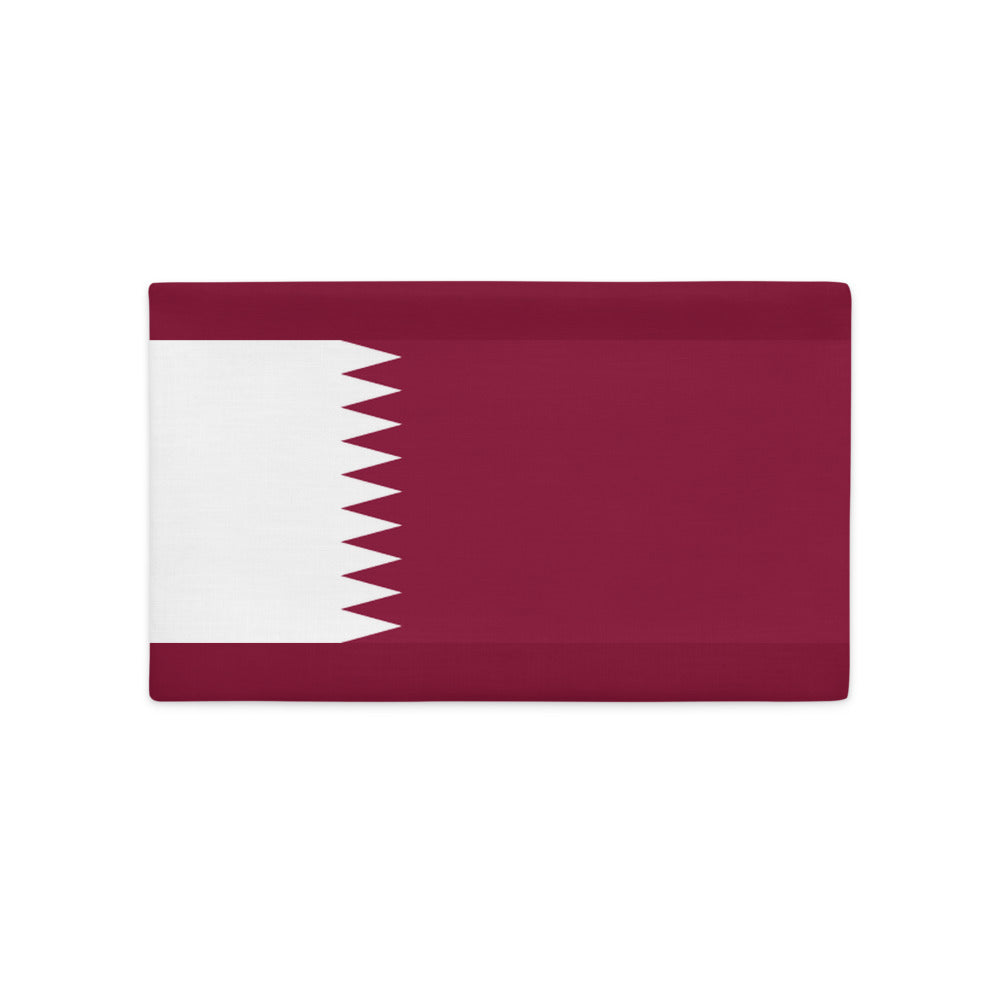 National Flag Pillow Cases - Collection 2 Qatar pillow-case-20x12