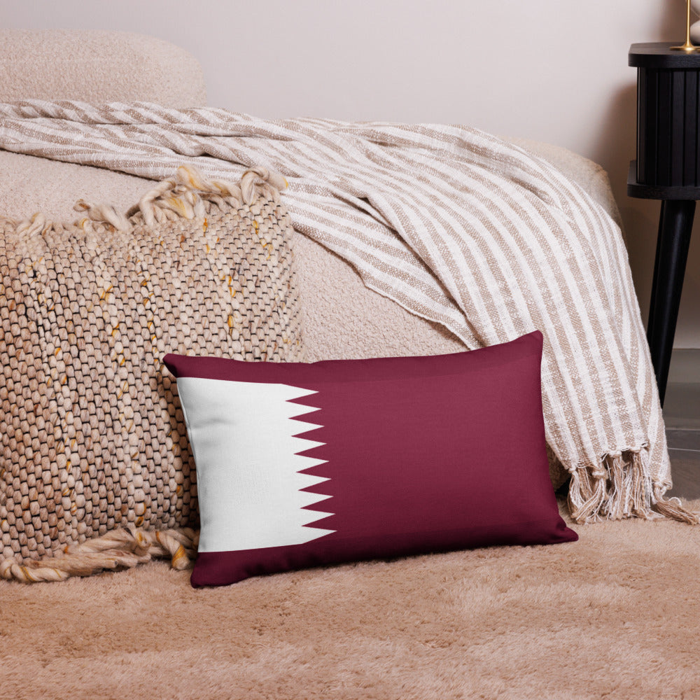 National Flag Pillow Cases - Collection 2 Qatar pillow-case-20x12