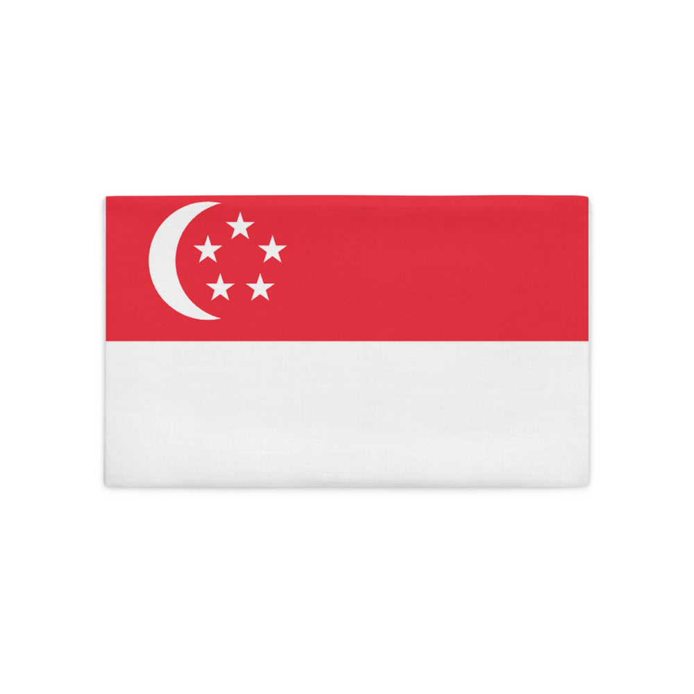 National Flag Pillow Cases - Collection 2 Singapore pillow-case-20x12