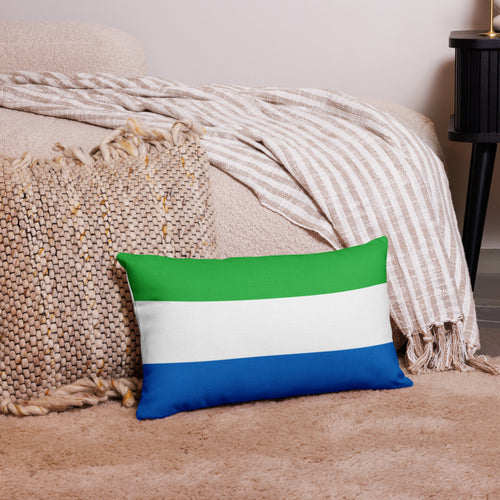 National Flag Pillow Cases - Collection 2 Sierra Leone / 20x12