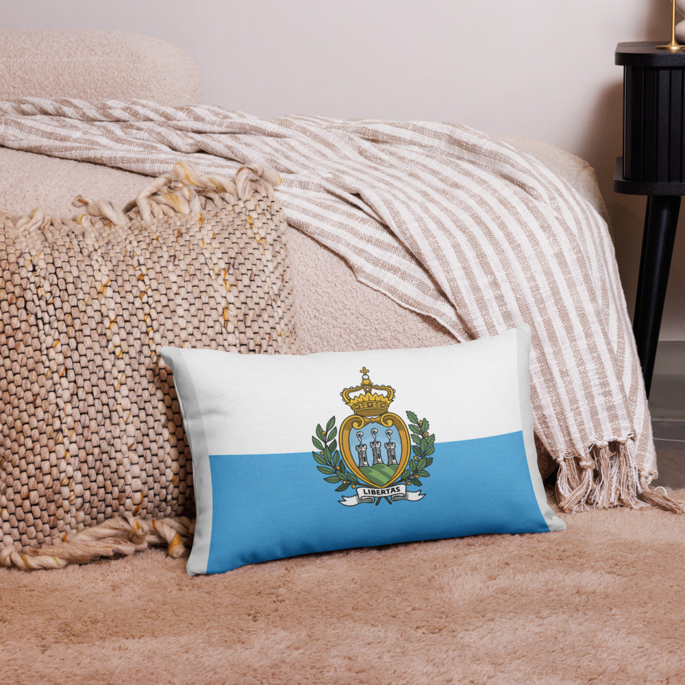 National Flag Pillow Cases - Collection 2 San Marino pillow-case-20x12