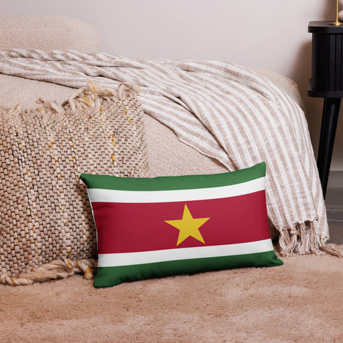 National Flag Pillow Cases - Collection 2 Suriname / 20x12