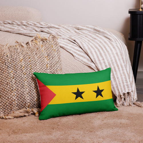 National Flag Pillow Cases - Collection 2 Sao Tome & Principe / 20x12