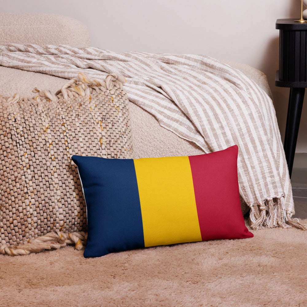 National Flag Pillow Cases - Collection 2 Chad pillow-case-20x12