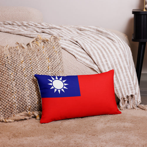National Flag Pillow Cases - Collection 2 Taiwan / 20x12