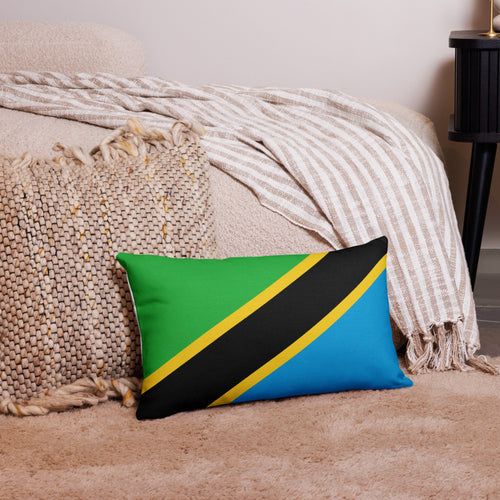 National Flag Pillow Cases - Collection 2 Tanzania / 20x12
