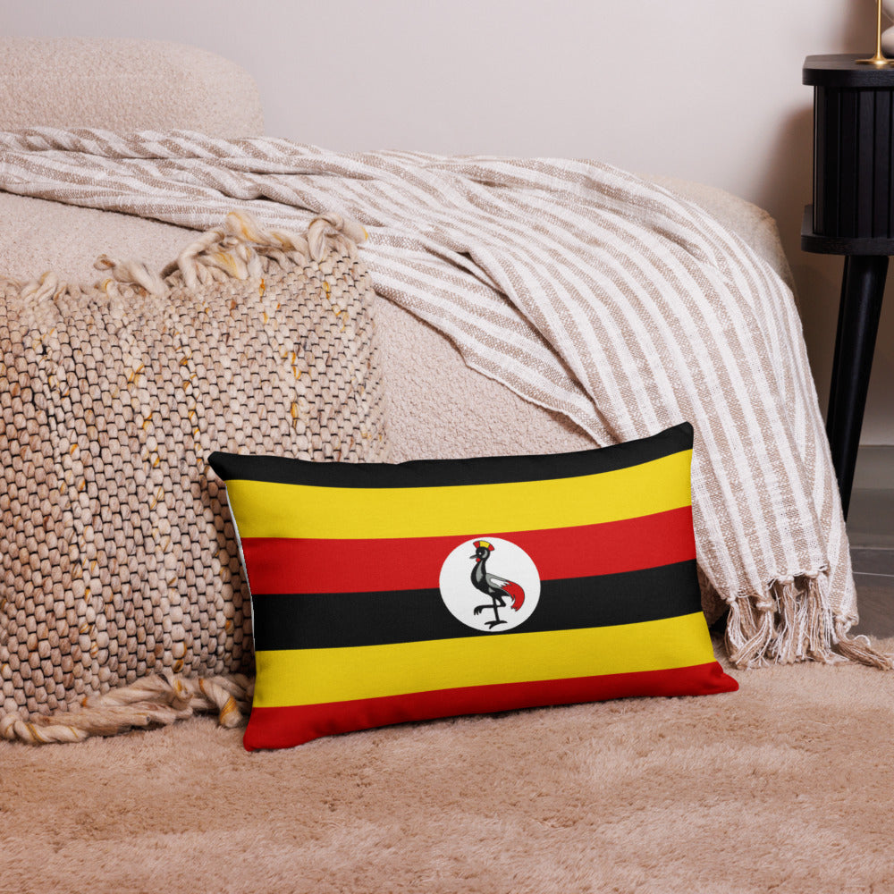 National Flag Pillow Cases - Collection 2 Uganda pillow-case-20x12