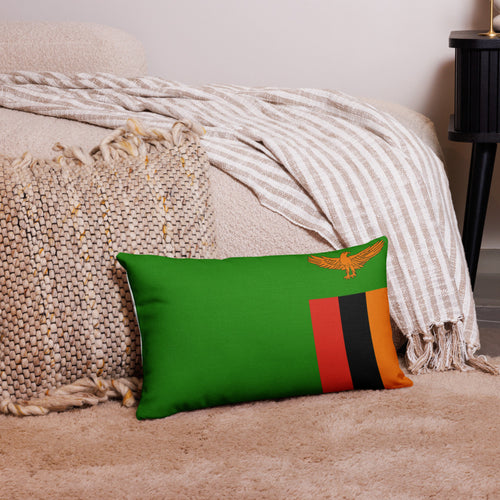 National Flag Pillow Cases - Collection 2 Zambia / 20x12
