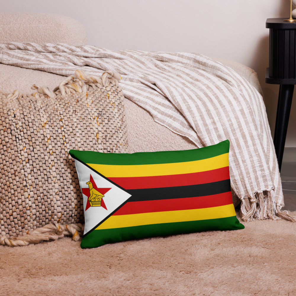 National Flag Pillow Cases - Collection 2 Zimbabwe pillow-case-20x12
