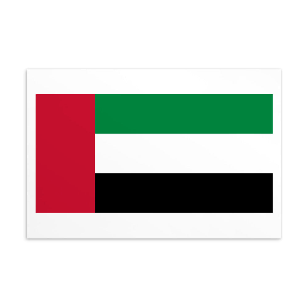 National Flag Postcards - Collection 1 United Arab Emirates postcard
