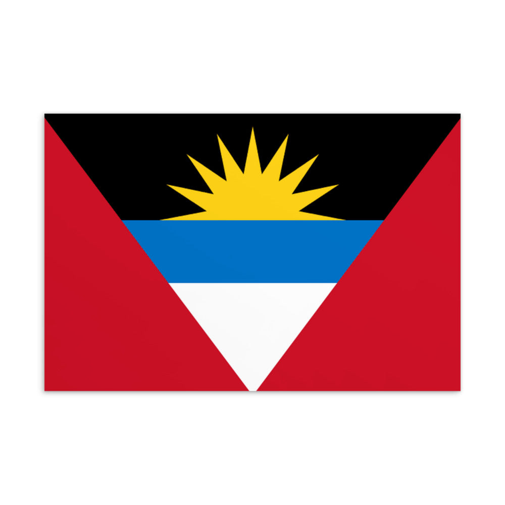 National Flag Postcards - Collection 1 Antigua & Barbuda postcard