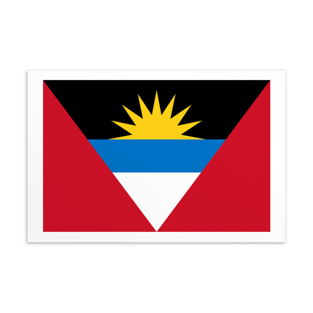 National Flag Postcards - Collection 1 Antigua & Barbuda postcard