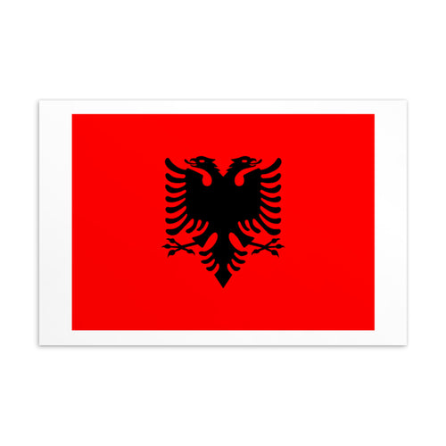 National Flag Postcards - Collection 1 Albania / 4×6