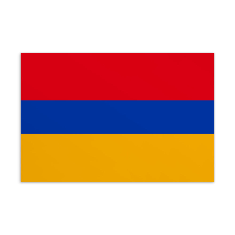 National Flag Postcards - Collection 1 Armenia postcard