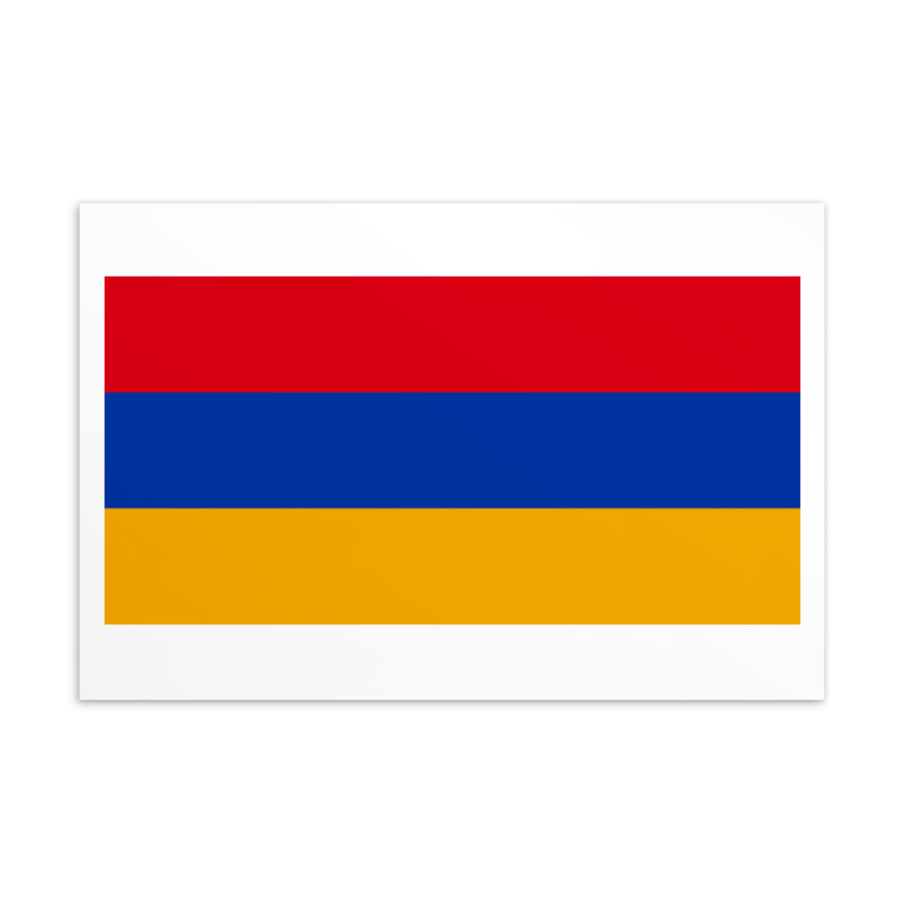 National Flag Postcards - Collection 1 Armenia postcard