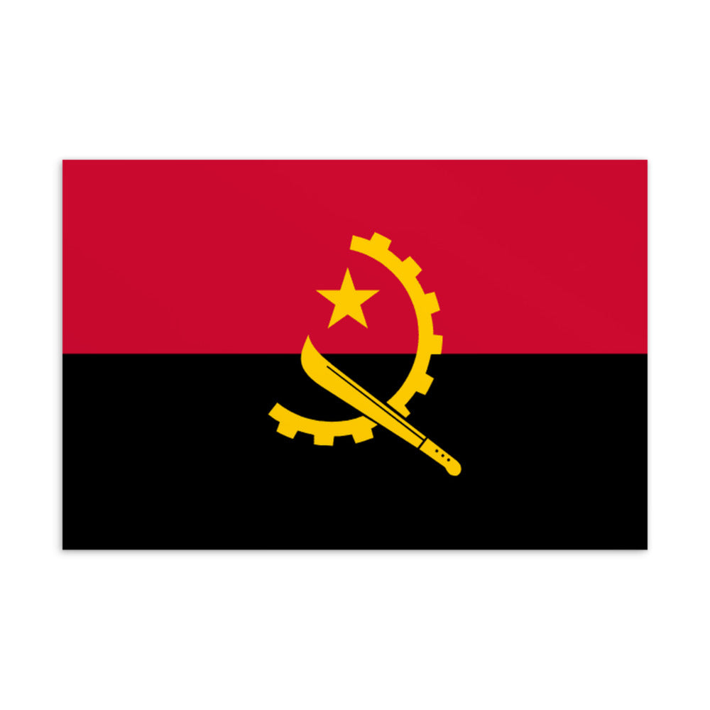 National Flag Postcards - Collection 1 Angola postcard