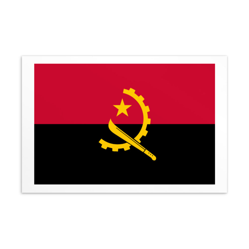 National Flag Postcards - Collection 1 Angola postcard