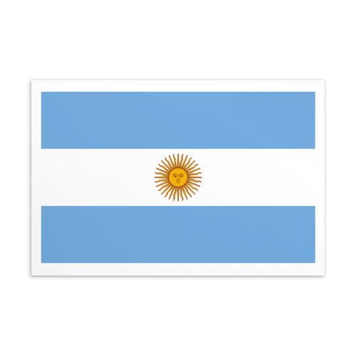 National Flag Postcards - Collection 1 Argentina / 4×6