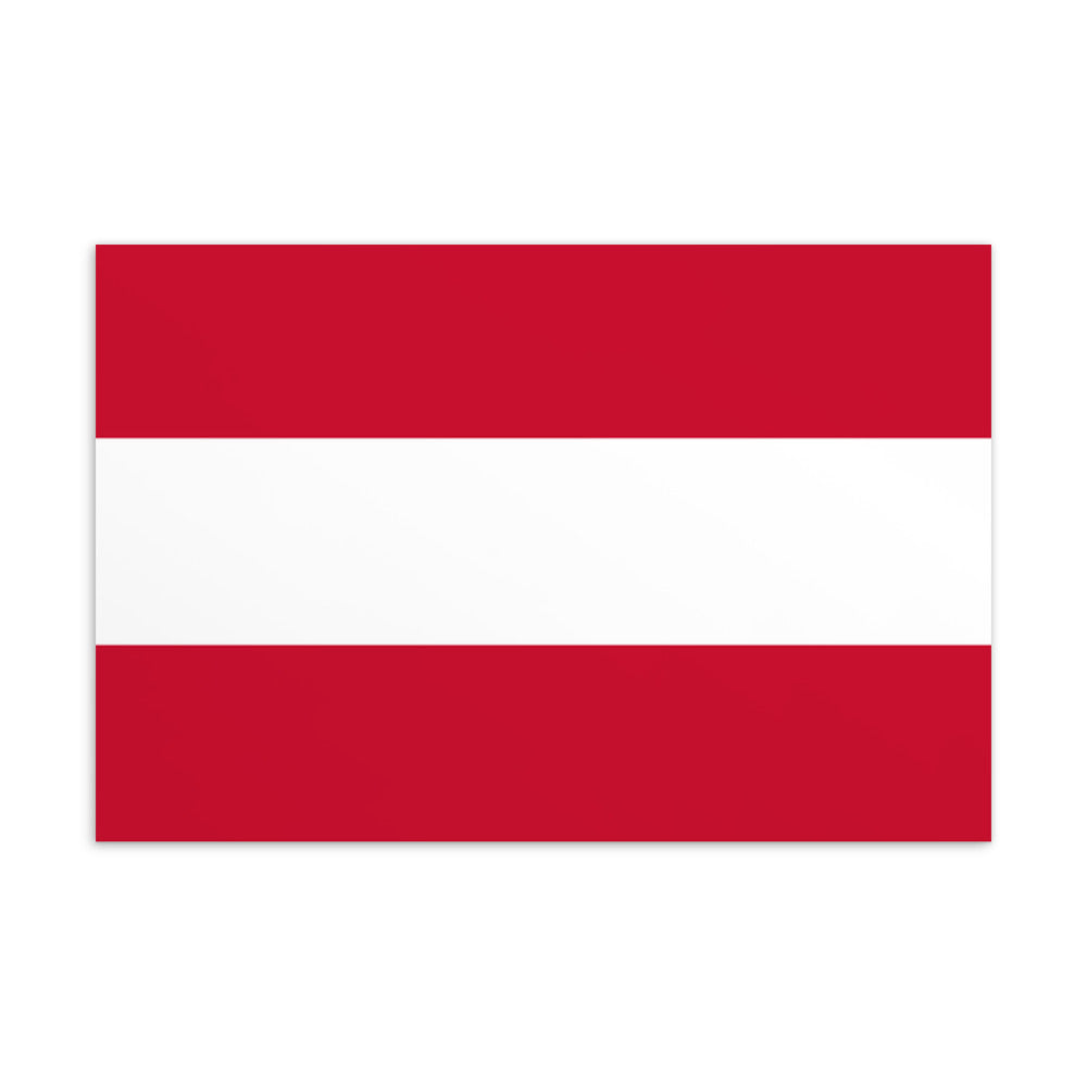National Flag Postcards - Collection 1 Austria postcard