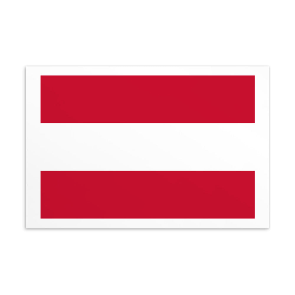 National Flag Postcards - Collection 1 Austria postcard