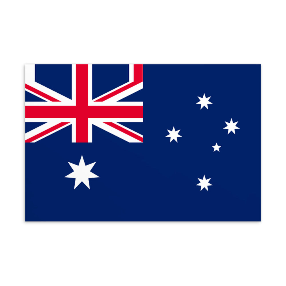 National Flag Postcards - Collection 1 Australia postcard