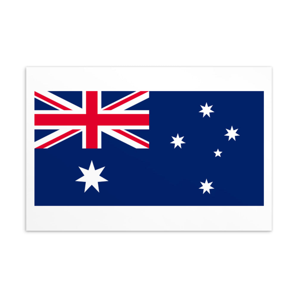 National Flag Postcards - Collection 1 Australia postcard