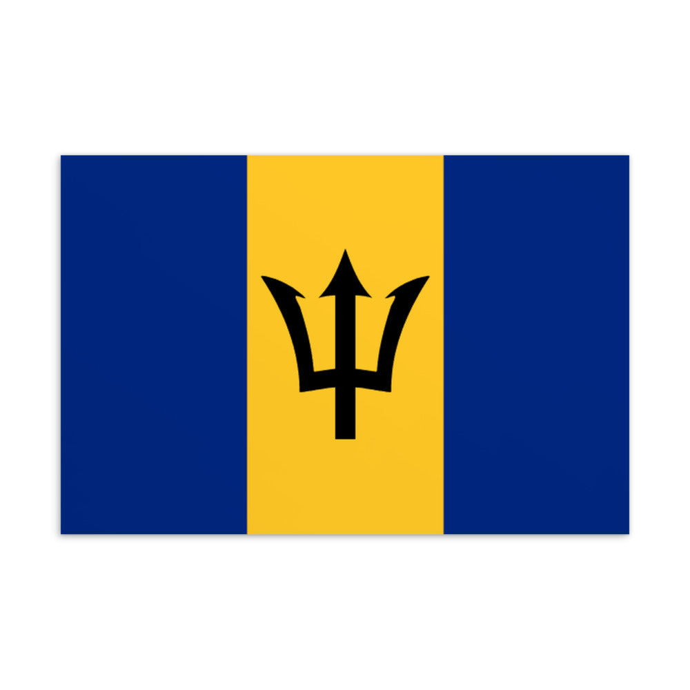 National Flag Postcards - Collection 1 Barbados postcard