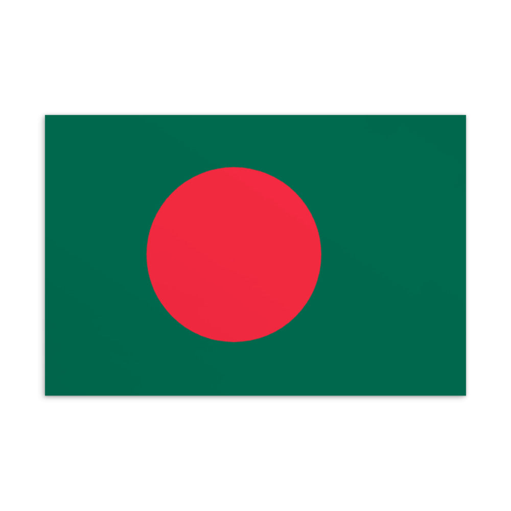National Flag Postcards - Collection 1 Bangladesh postcard
