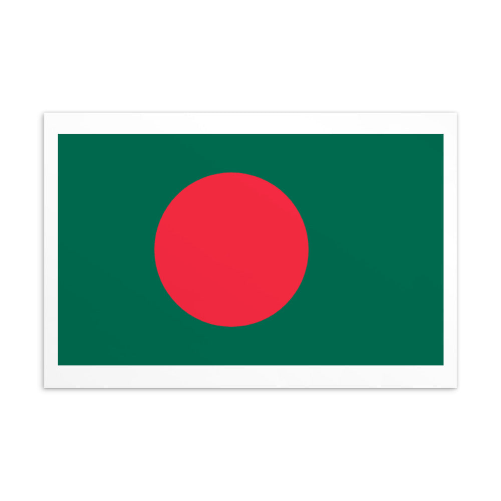 National Flag Postcards - Collection 1 Bangladesh postcard