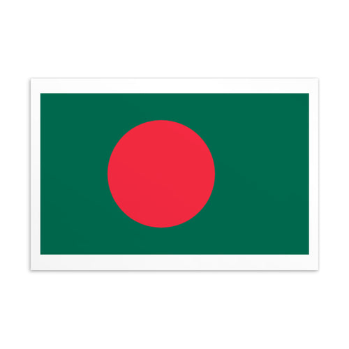 National Flag Postcards - Collection 1 Bangladesh / 4×6