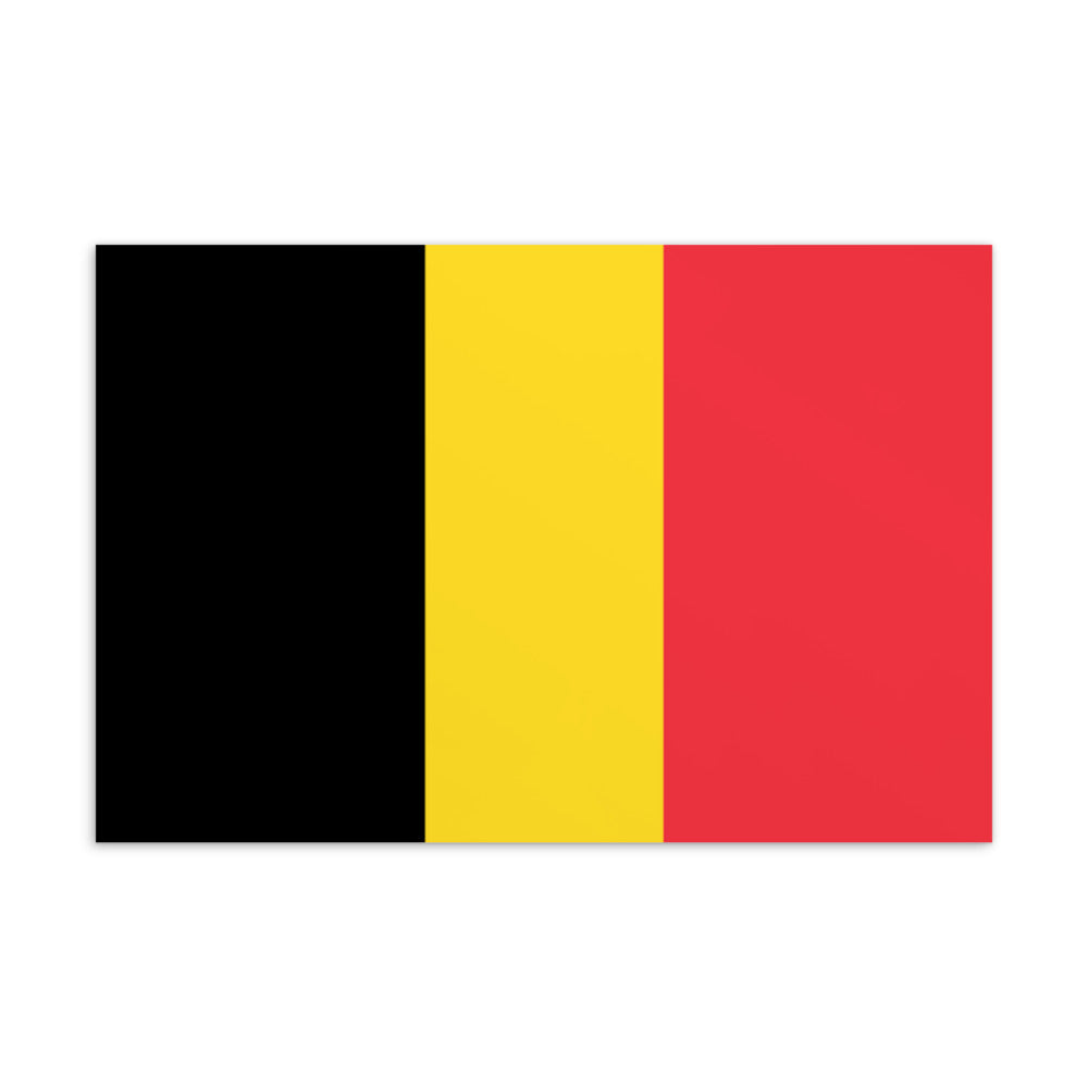 National Flag Postcards - Collection 1 Belgium postcard